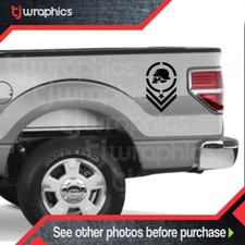 2 Pcs Metal Mulisha Truck Bed Side Decal Vinyl Fits Dodge Ford Chevy Racing