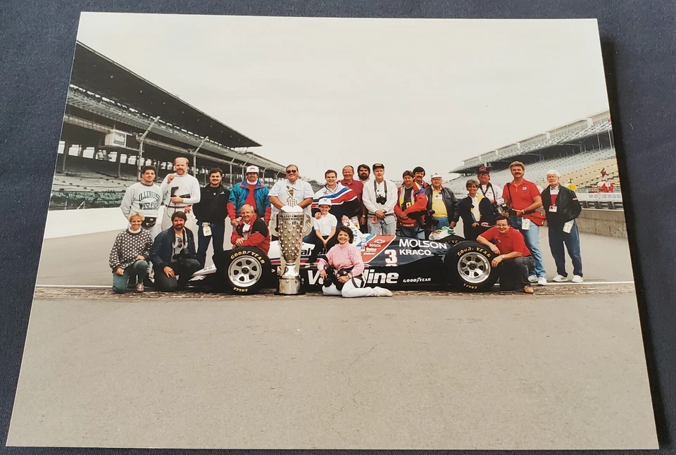 Fotografía IMS 8x10 ganadora de la Indy 500 Indianapolis 1992 Al Our Jr. Foto 2 de 4