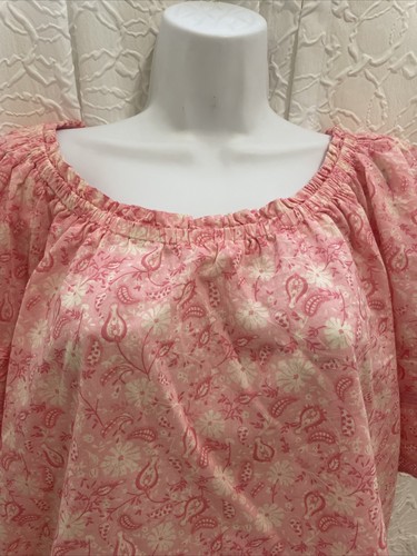 Draper James Donna Top in Pink Paisley Size Large L EUC Summer ‘23 Current - Picture 5 of 6