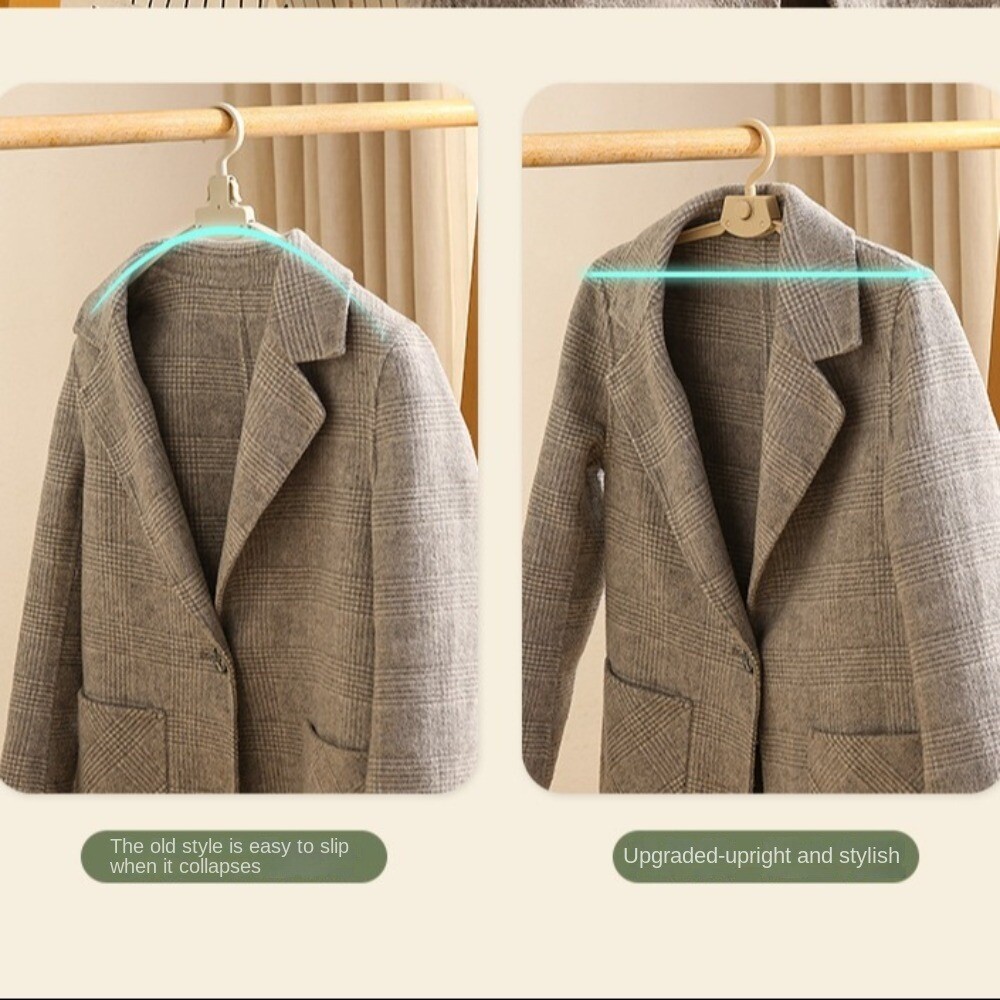 Multi-Functional Hangers Folding Tie Rack Hanger Clothes Rack Travel | eBay