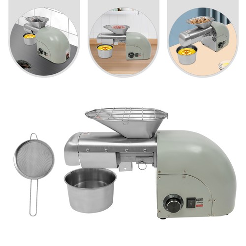 Automatic Hot and Cold Oil Press Machine Stainless Steel Oil Expeller 110V 1800W - Picture 11 of 24