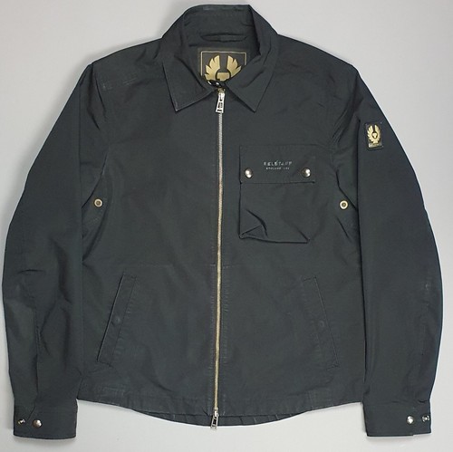 Belstaff Men’s Wayfare Overshirt Memory Shell Jacket Black Size Small