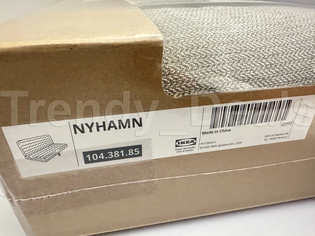 Ikea NYHAMN Sleeper Sofa Cover Hyllie Beige 104.381.85 NEW