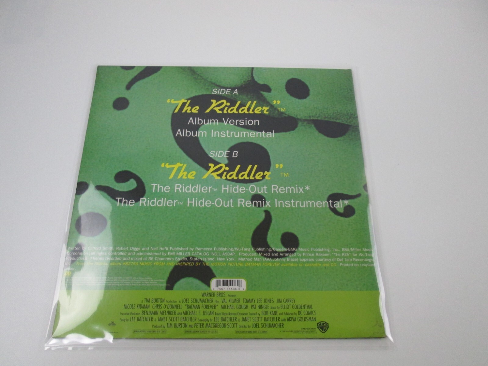 METHOD MAN THE RIDDLER ATLANTIC 0-85536 LP Vinyl | eBay