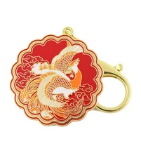Feng Shui Mighty Phoenix New Luck Amulet Keychain