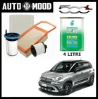 Fiat 500L 500 L 1.3 Multijet D EURO 5 + 4 Liters Selenia 5W30 Cutting Kit