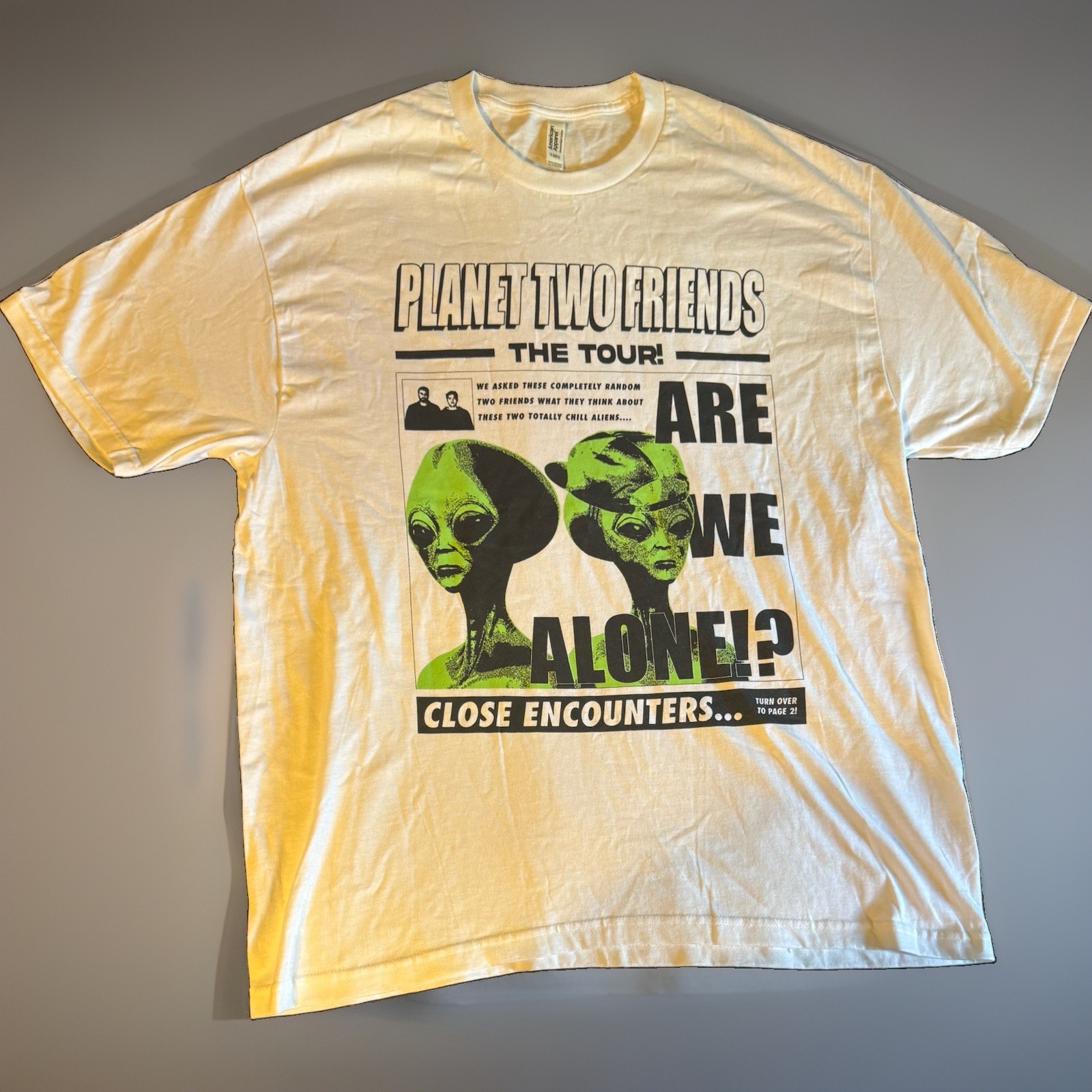 Planet Tour 2023 Tee - White