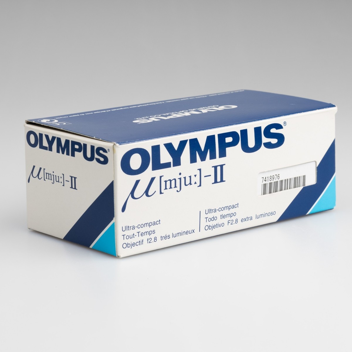 Olympus μ-Ⅱ 35mm f2.8 Olympus [mju:]-II All-Weather 35mm Camera, Black with 35mm f