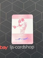 2024 Leaf Press Pass Premium Trevor Hoffman Magenta Printing Plate Auto 1/1 J1