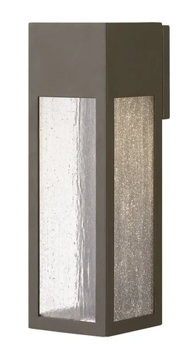 Hinkley Rook 15"H Bronze Rectangular LED Outdoor Wall Light - Picture 2 of 3