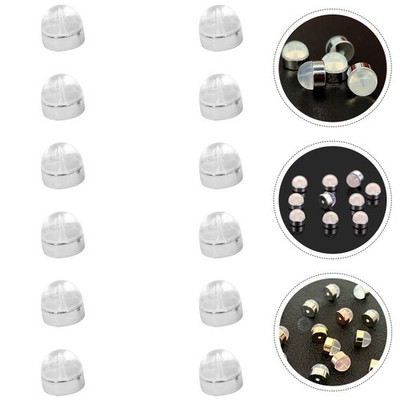 12pcs Ohrring -Sicherheitsstopper Ohrringrücken Ohrstolzenrücken Ohrring