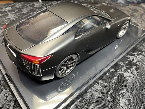 Autoart Lexus LFA Matte Black 1/18 Diecast Model Collectible Tested Authentic