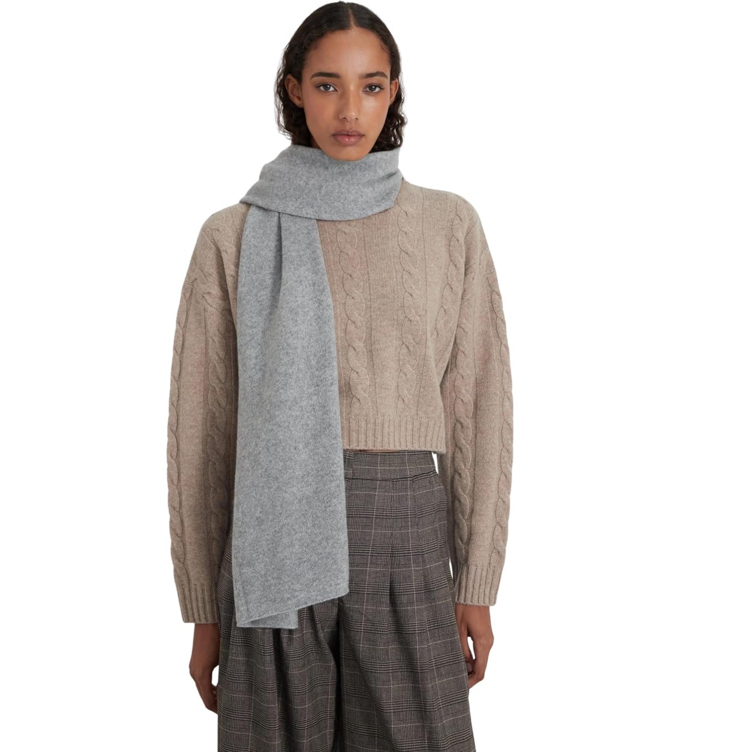 Cashmere Knitted Scarf For Women By Style Republic