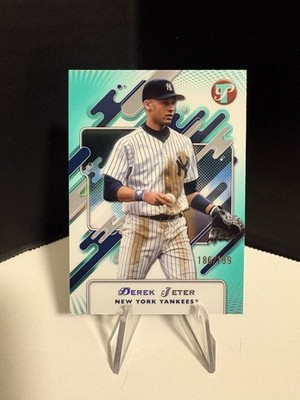 2025 Topps Pristine - Derek Jeter #189 Aqua Refractor 186/199