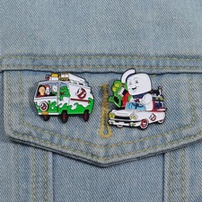 Science Fiction Movies Enamel Pins Custom Cartoon Bus Brooches Lapel Badges Punk