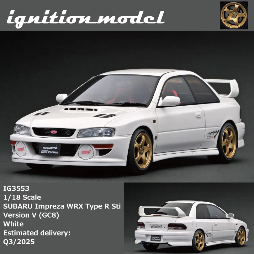 Ignition Model 1:18 SUBARU Impreza WRX Type R Sti Version V (GC8