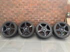 Full Set Genuine Mercedes 18inch AMG Wheels In Black Complete With Tyres