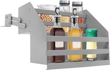 2-Tier Pull Down Cabinet 15 Pull Down Shelf f...