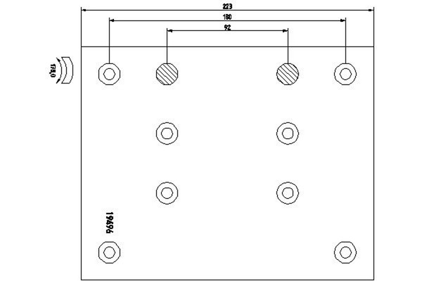 Bremsbelagsatz Trommelbremse Textar 1949609 FüR Mercedes MP2 Actros T012 Arocs-image