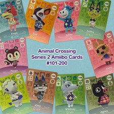 Animal Crossing Series 2 Amiibo Cards AUTHENTIC NEW UNUSED MINT Various