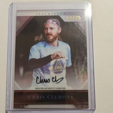 2025 Brixton Titanium Inscripted Chris Clemons /25 Disc Golf Card
