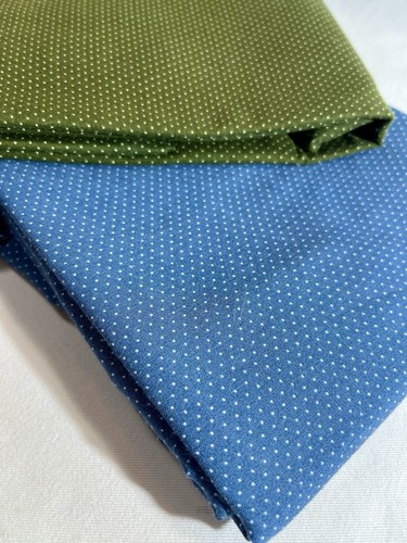 1 Yd Double Dot Vintage 100% Cotton Fabric - Bild 3 von 5