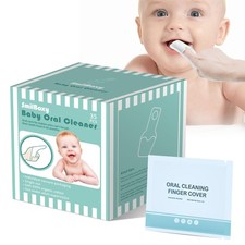 SmilBoxy 35PCS Finger Cots Baby Mouth Cleaner, 35 Count Pack of 1 , White