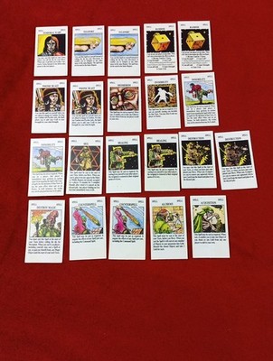 Talisman The Magical Quest Game 2nd Edition 1985 Spell Cards 24 Complete Parts