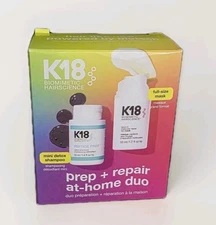 K18 Prep & Repair At Home Duo Kit Detox + Leave In Mask New In Box