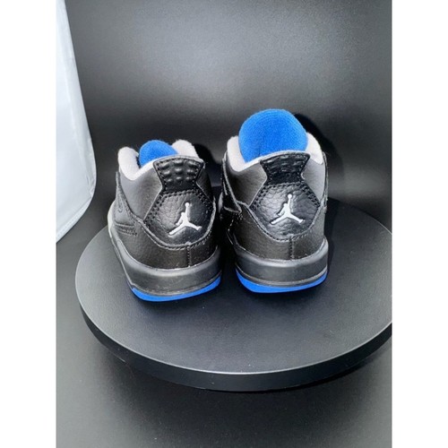 Jordan 4 Retro Black Soar Matte Silver White (TD) Sz 4C - Picture 4 of 5
