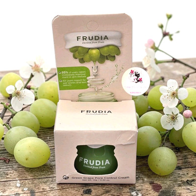 Frudia Green Grape Pore Control Cream 0.35 oz/10 g Travel Size New Boxed
