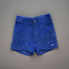 Vtg Hammies Blue Stretch Corduroy Shorts Retro Surf Skate Size 24 Inseam 2