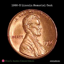 💠🪙💠BU 1986 D Lincoln Cent ~ RPM #7 D/D North, DDO #2 "Best of" Variety ERROR