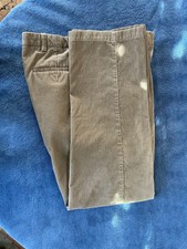 Haggar Generations Corduroy Pants Mens Size 36x32 Gray Straight Leg Brown