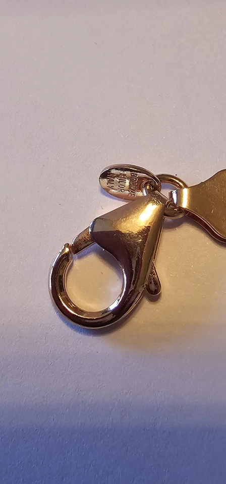 Bronze Milor Italy 18 Inch Flat Necklace with Lobster Clasp Signed - Image 4 of 4