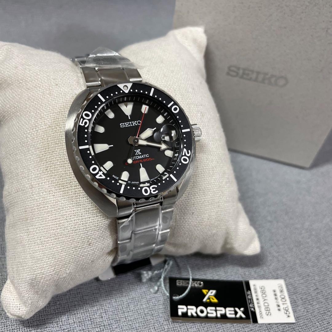 SEIKO SBDY085 PROSPEX Mini Turtle Watch Stainless Steel 200m Black