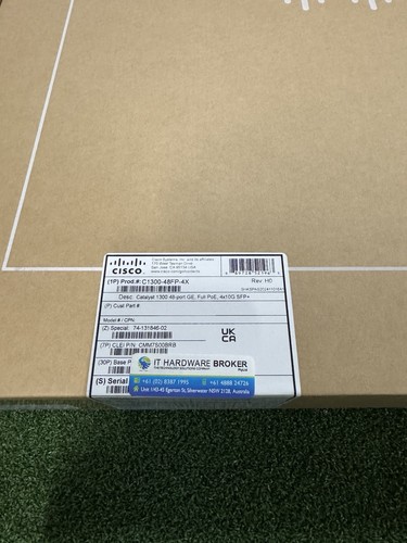Cisco Catalyst 1300 C1300-48FP-4X 48 Ports Manageable Ethernet Switch - Picture 2 of 3