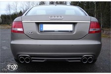 FOX Sportauspuff re li je 2x76mm mit Absorber Audi A6 Quattro 2.7l TDI 3.0l TDI