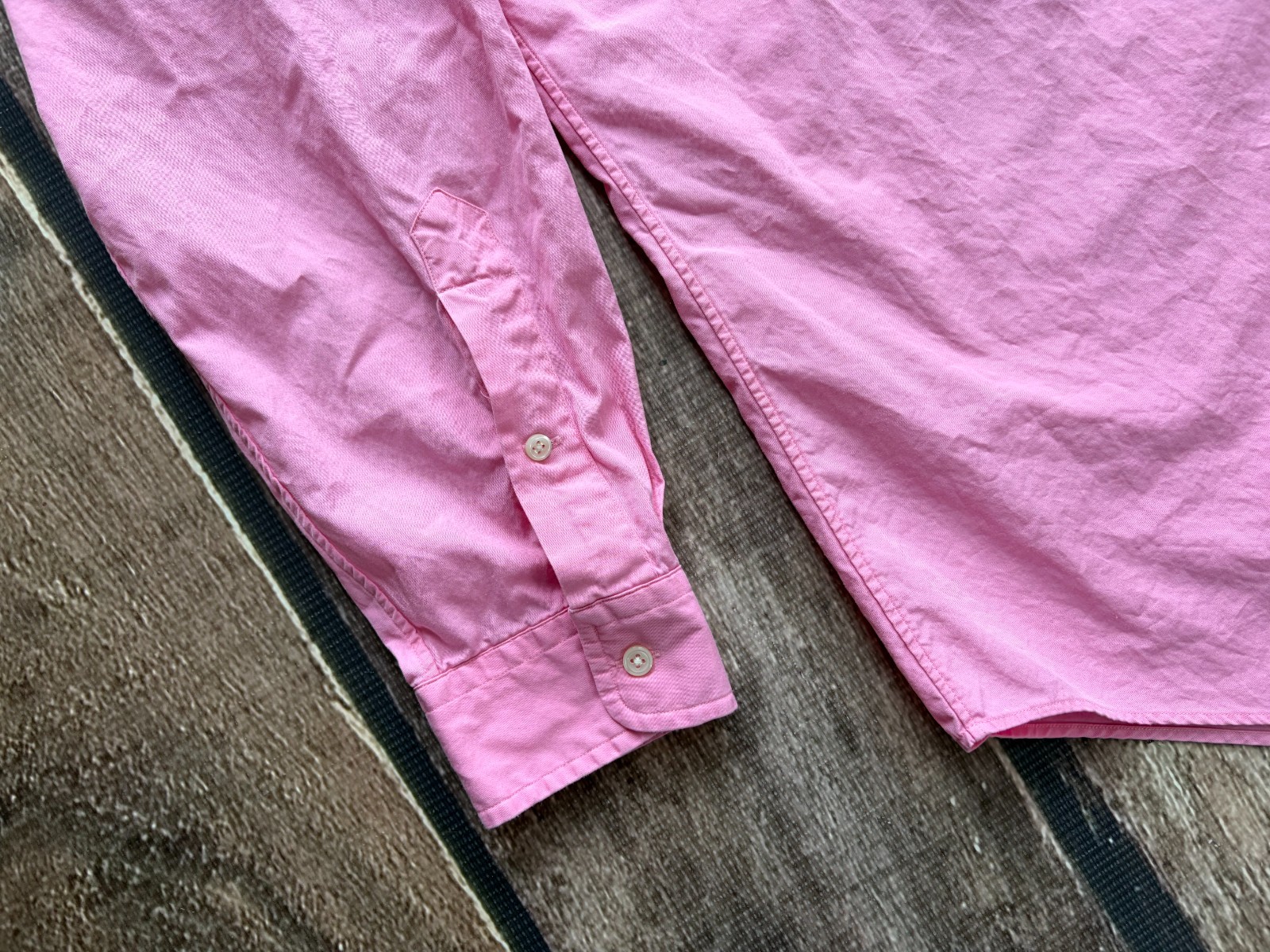 VINTAGE POLO RALPH LAUREN CLASSIC FIT SPORT SHIRT PINK MENS LARGE EXCELLENT thumbnail 3