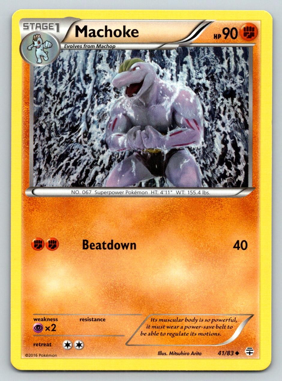 MACHOKE 41/83 UC GENERATIONS POKEMON LP ARITA