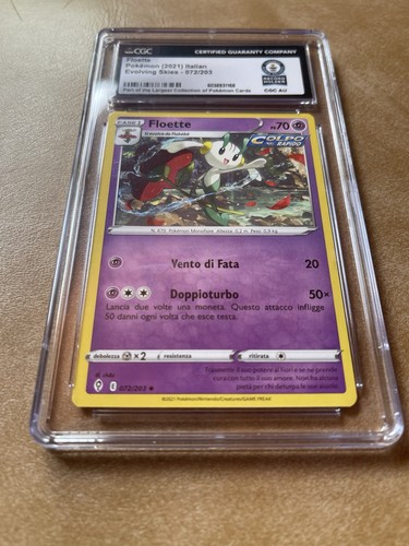 Floette 072/203 Pokemon Evolving Skies Regular - WORLD RECORD HOLDER - Guinness - Picture 5 of 8