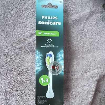 Philips Sonicare W DiamondClean Replacement Brush Heads 3 Pack White