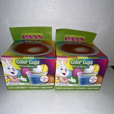 (2) PAAS Color Cups Egg Decorating Kit - 5 Colors/Cups Per Kit