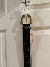 Ladies, True Religion Belt, Size Small / Medium, NWT Black With Bling!