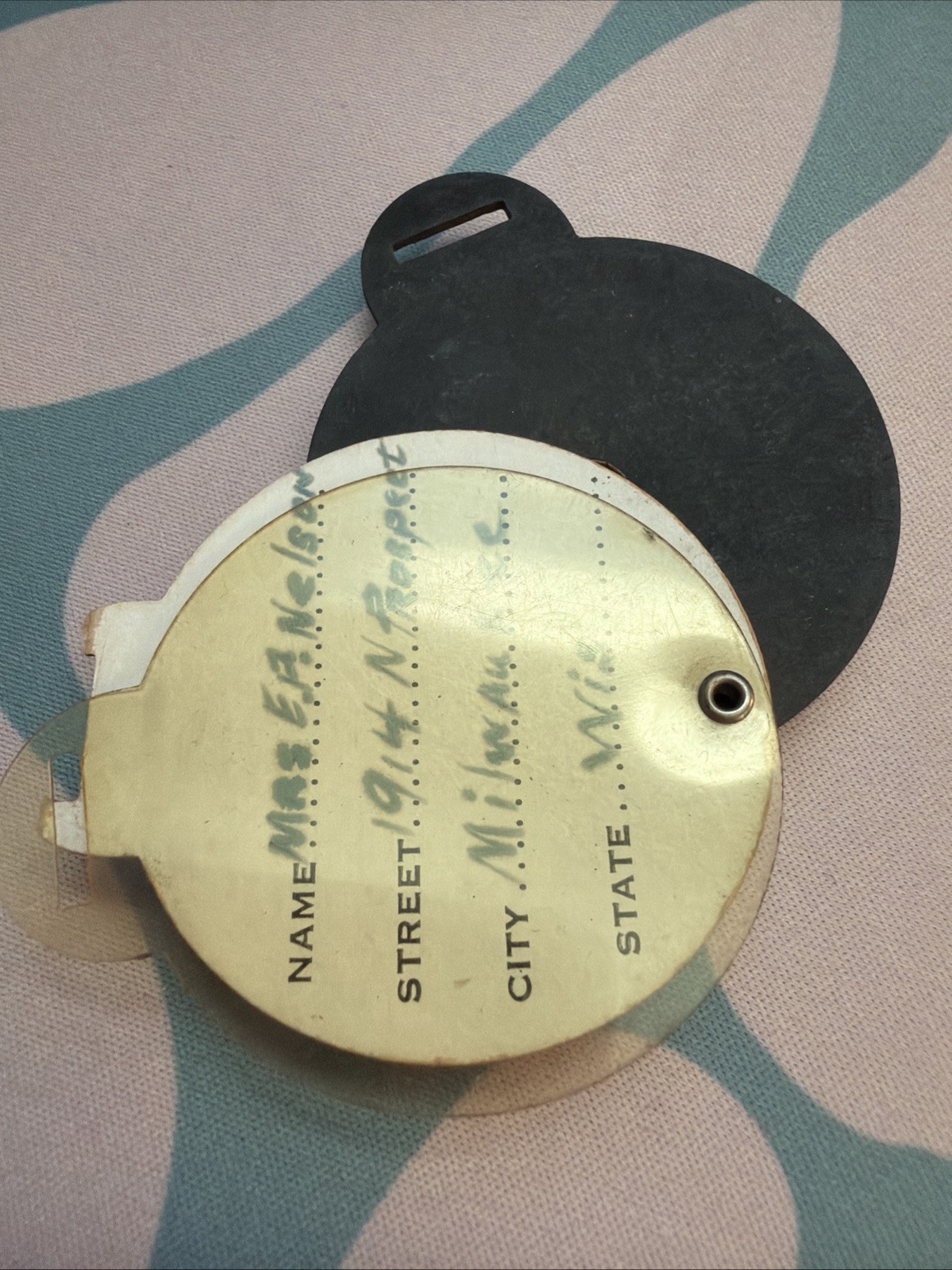 Vintage 1930s Hotel Marquette Hot Springs Arkansas Luggage Tag