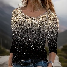 Size M US Size 6 Scoop Neck Long Sleeve Top New Free Ship
