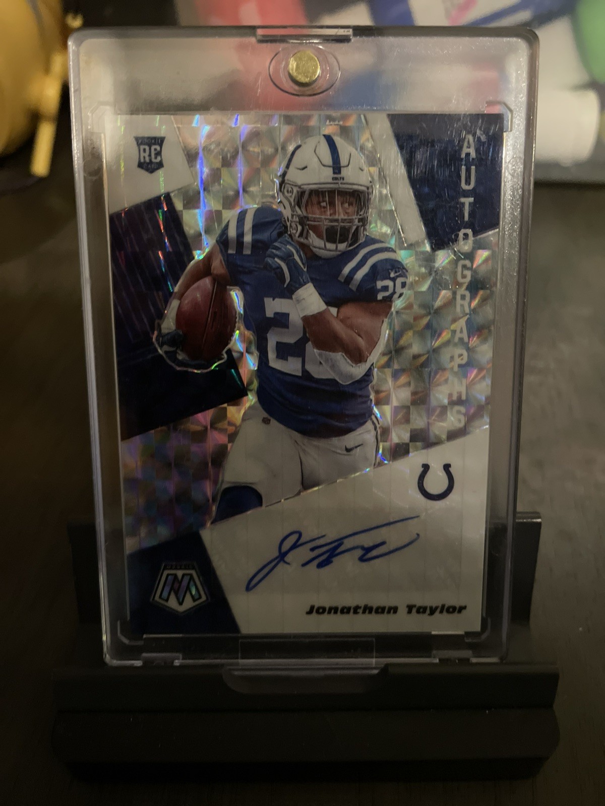 2020 Panini Mosaic - Rookie Autographs Mosaic Jonathan Taylor #RA16 (AU, RC)