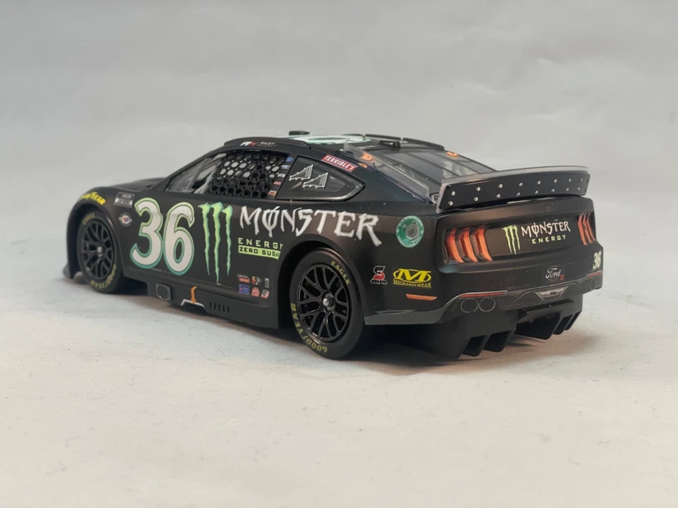 2023 Riley Herbst Monster Energy 1/24 Custom Nascar Diecast - Image 4 of 4