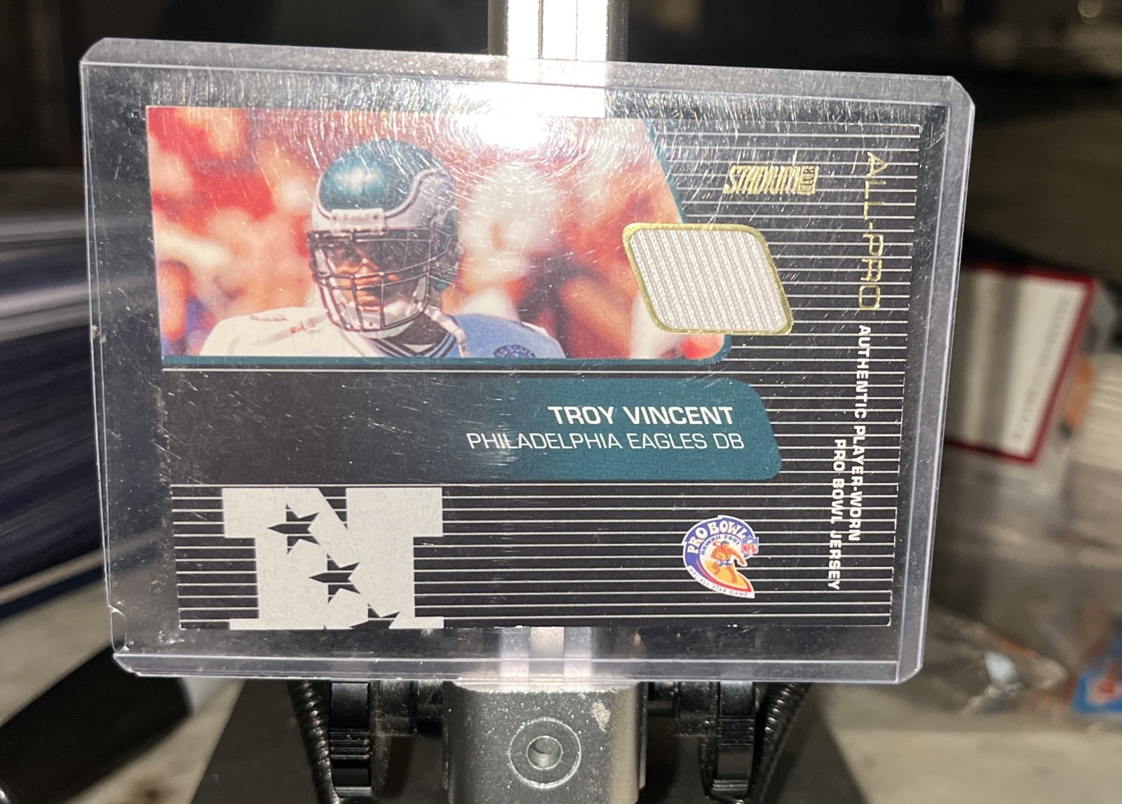 2001 Stadium Club - Pro Bowl Jerseys Troy Vincent #SP-TV (MEM)