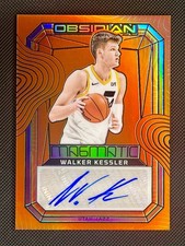 2023-24 Obsidian #MS-KES Walker Kessler Magmatic Electric Etch Orange Flood #/75